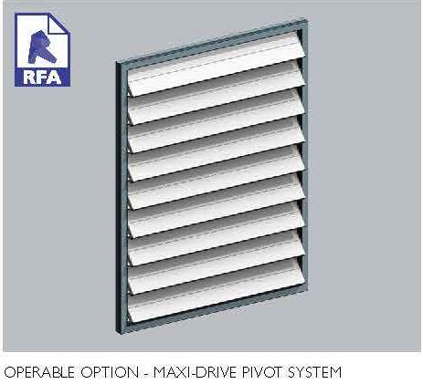 Motorised Maxi-Drive System for Maxi Louvres