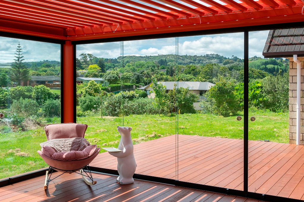 Maximise your view with sliding glass doors