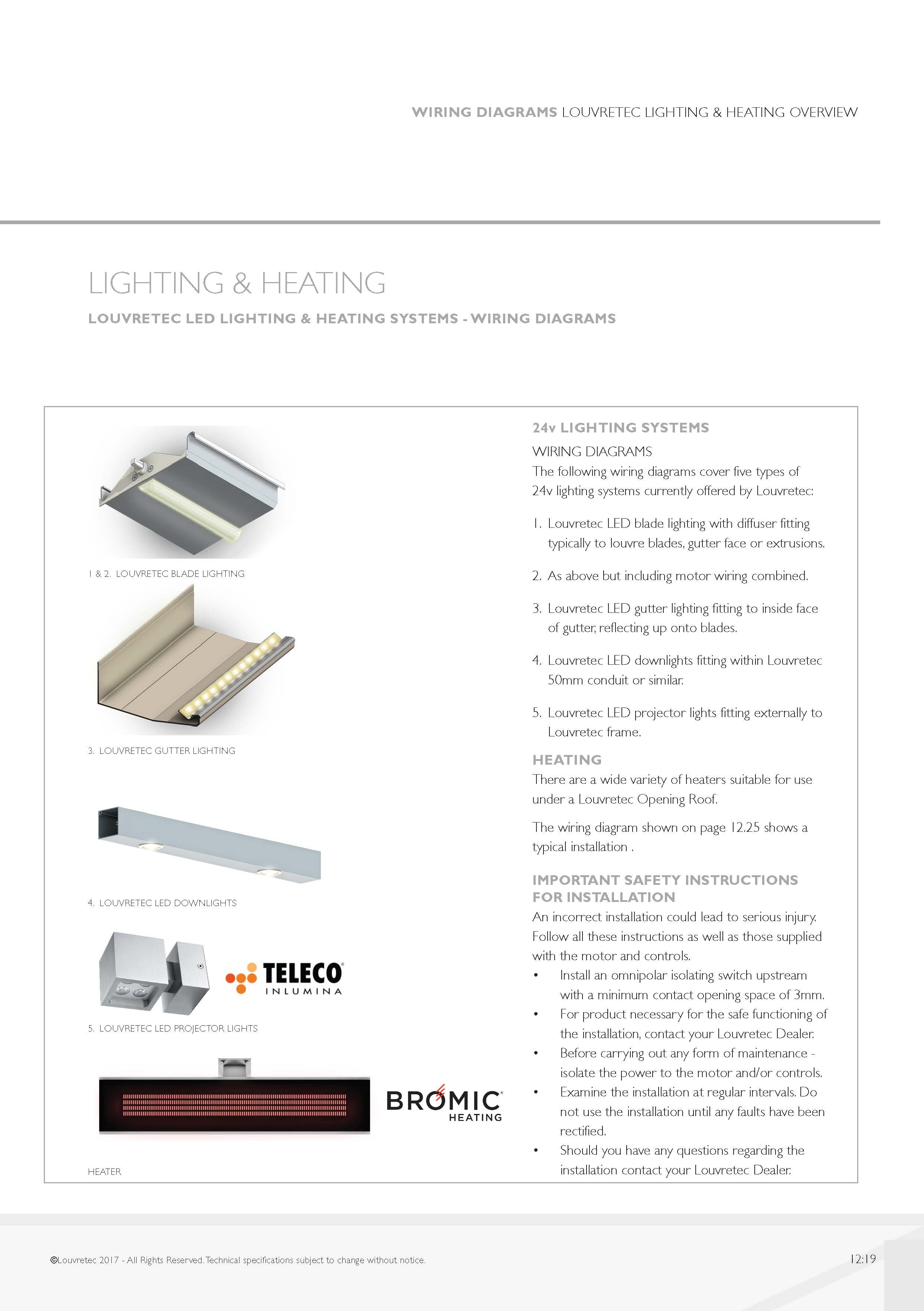 24V Lighting Systems Overview | 12.19