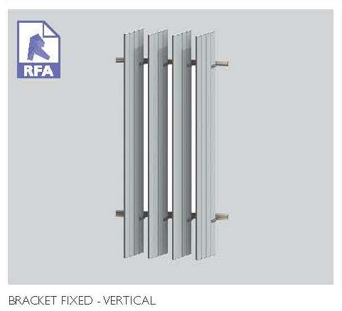 RL600 Mitre Bracket Fixed Vertical Panel | 8.61