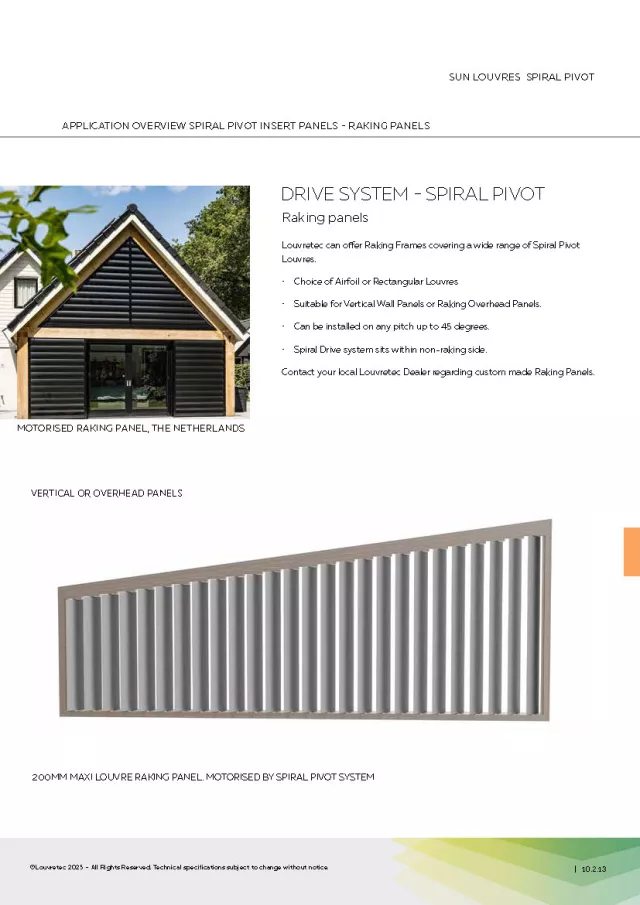 Operable Raking Panels | DM 10.2.13