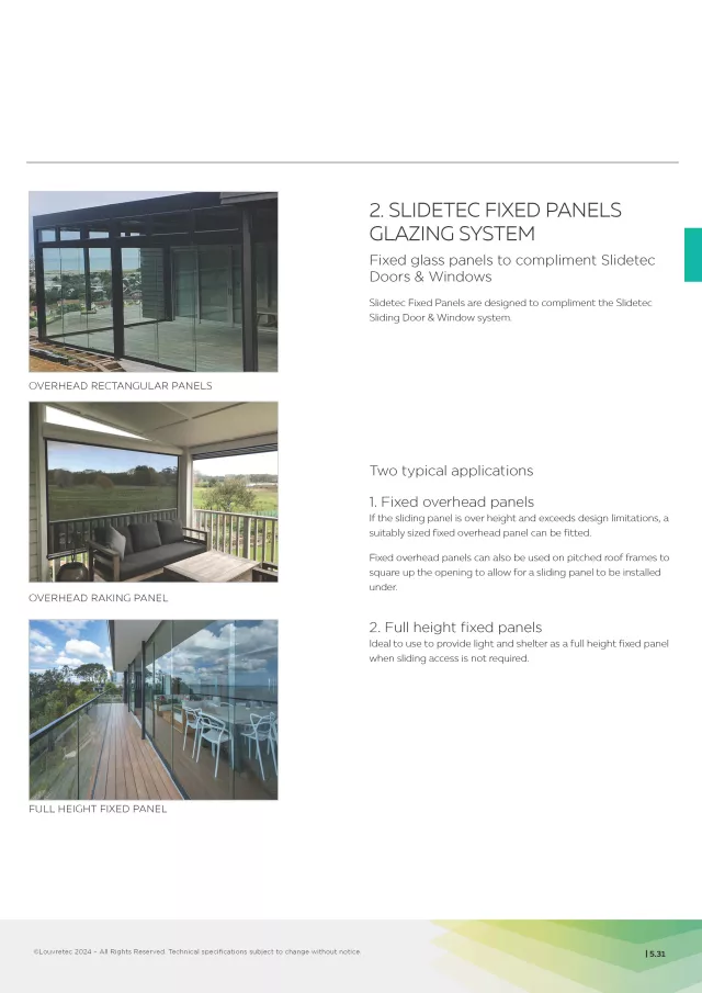 About | Fixed Panels Glazing System | DM 5.31-.32