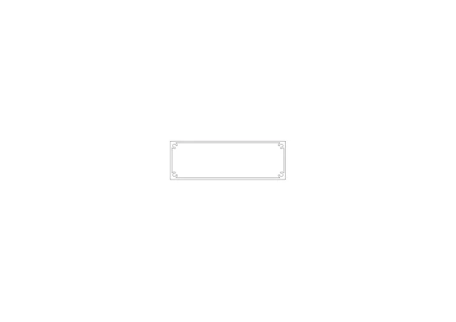 150x50 Rectangular Hollow Section Box Louvre