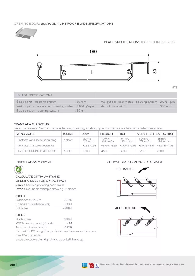 Tech Details_200/35 Slimline Roof | DM 2.23-2.26