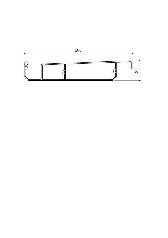 2D Blade Dwg_200/35 Slimline Roof