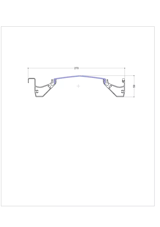2D Blade Dwg_270 Translucent Roof