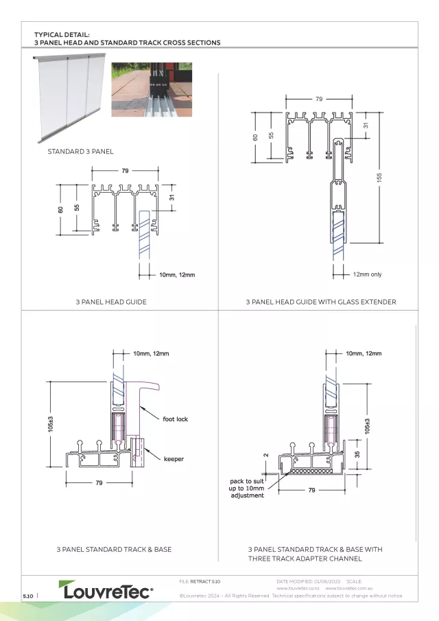 3 Panel Track | DM 5.10-5.12
