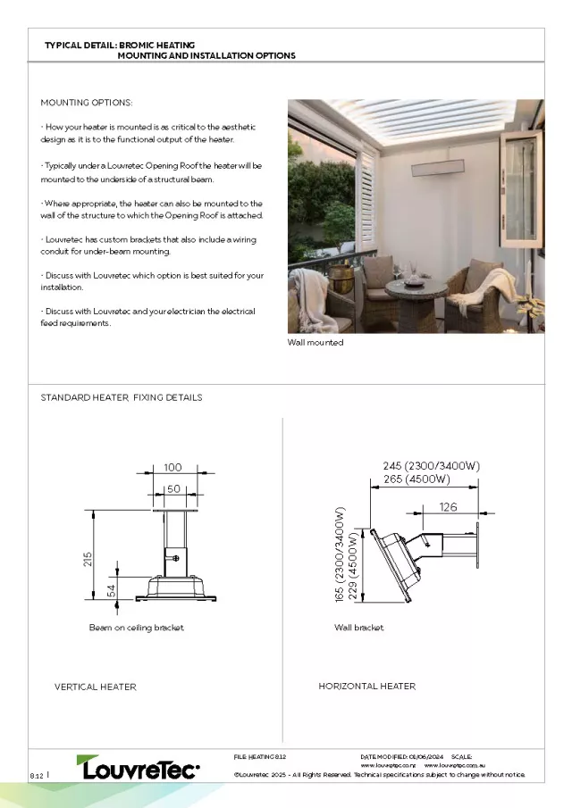 Mounting and Installation Options | DM 8.12 - 8.14