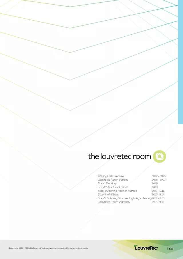 The Louvretec Room Design Manual Section