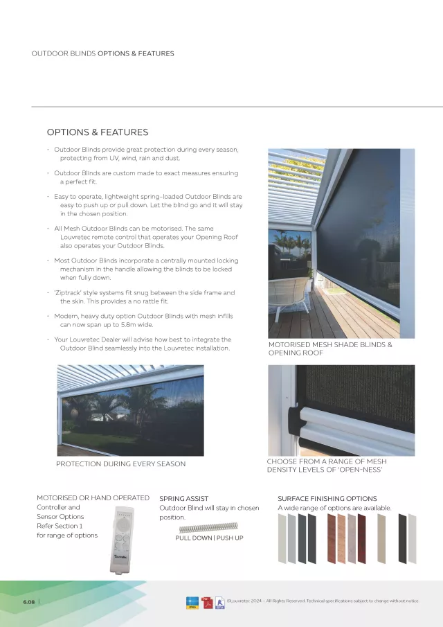 Outdoor Blind Features | DM 6.08 - 6.11