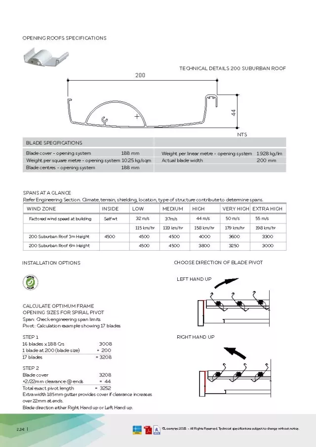 Tech Details_200 Suburban Roof | Design Manual Pgs 2.35-2.38