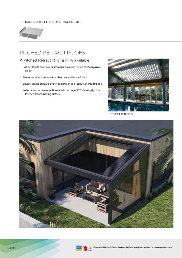 Pitched Retract Roofs | DM 3.18-3.19