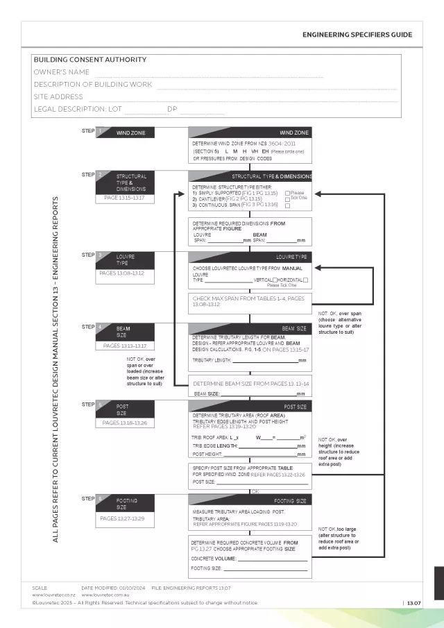 Engineering Specifiers Guide. DM 13.07