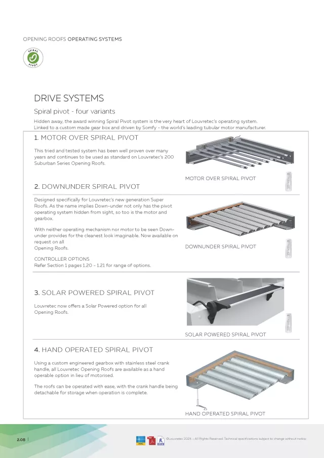 Spiral Pivot Drive System | DM 2.08