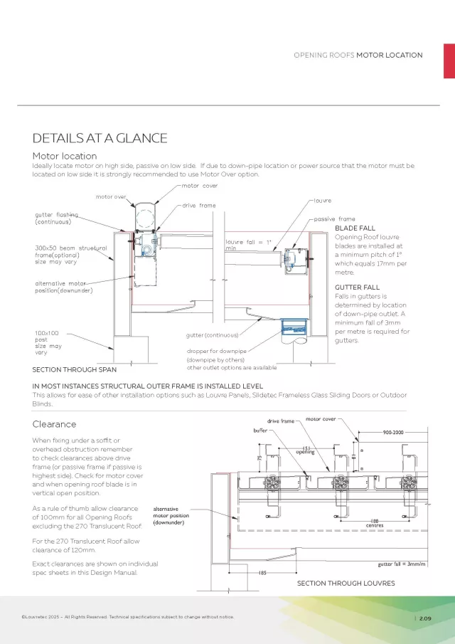 Opening Roof Motor Location| DM 2.09