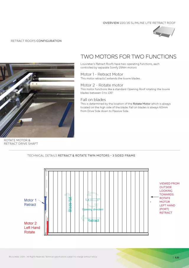 Retract Motors & Wire Location | DM 3.21-3.23
