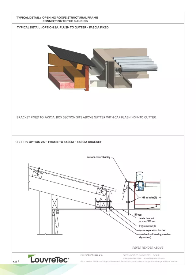 Frame to Fascia_Fascia and Soffit Bracket| DM 4.18 & 4.19