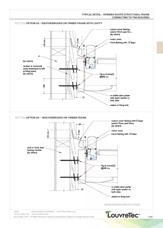 Weatherboard on Timber Frame | DM 4.23