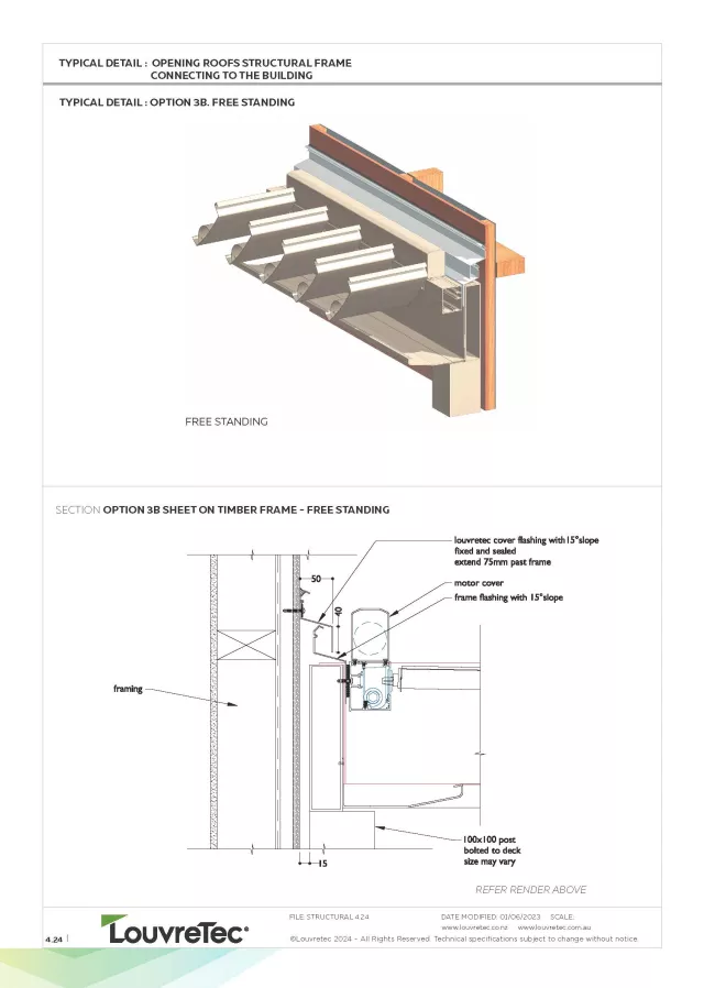 Freestanding - Sheet on Timber Frame | DM 4.24