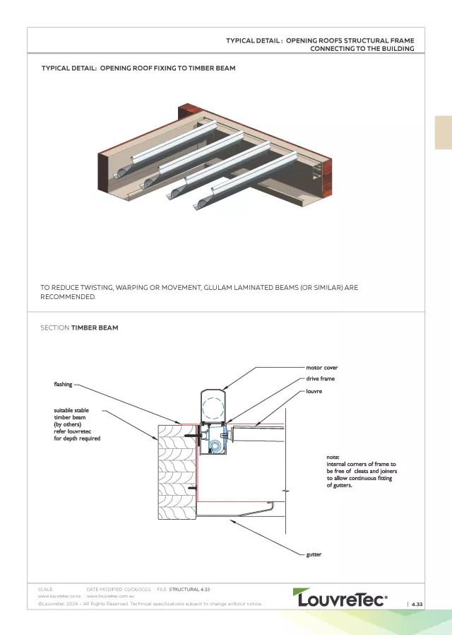 Fixing to Timber Beam & to Concrete Beam | DM 4.33 & 4.34