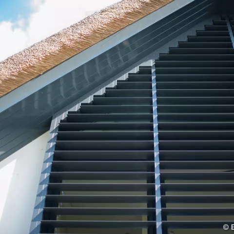 Raking Louvres