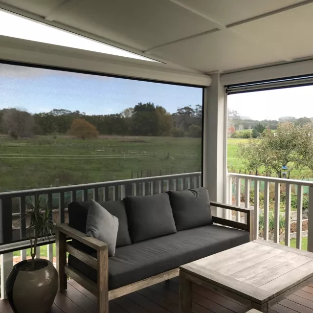 overhead glass panels