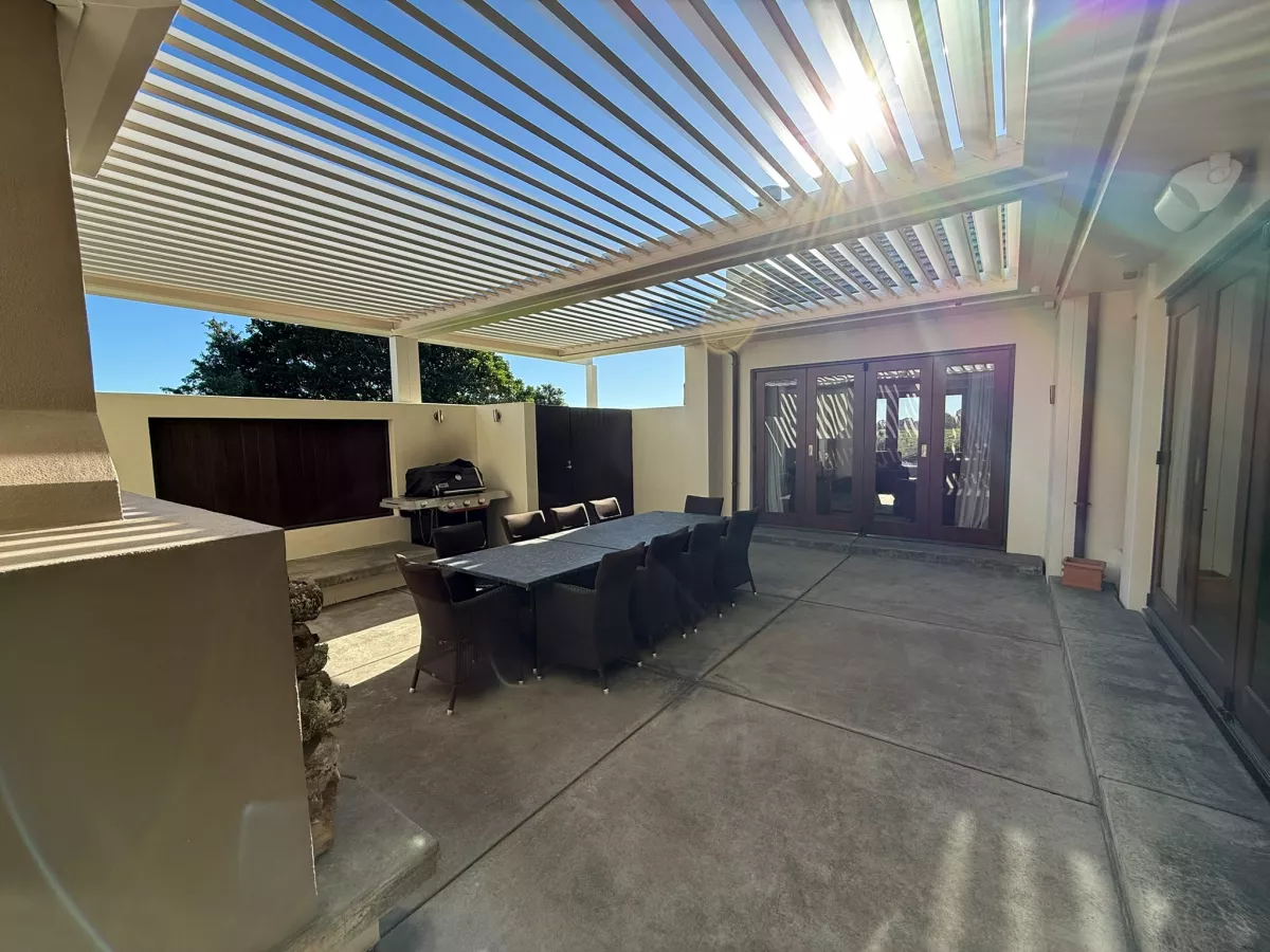 200/35 Slimline Roofs with Integrated LED Gutter Lighting, by Louvretec Hawke's Bay