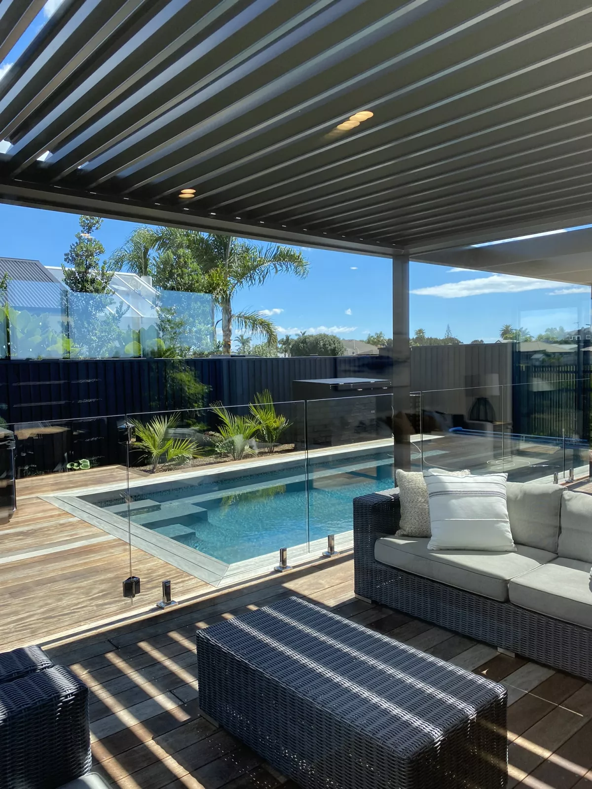 Poolside Comfort, by Louvretec Bay of Plenty