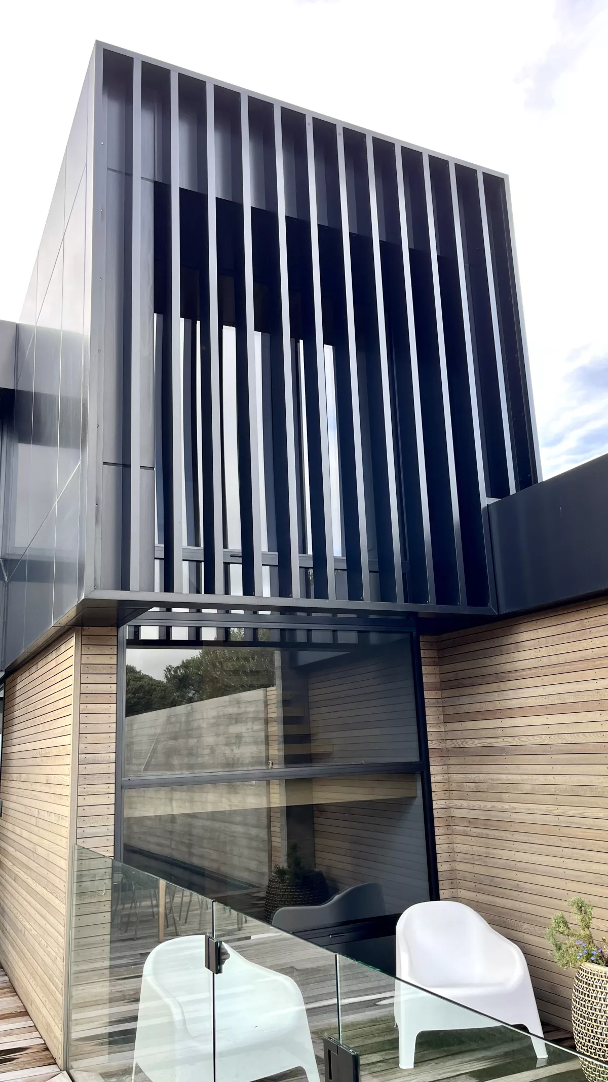 Motorised Sun Louvres by Louvretec