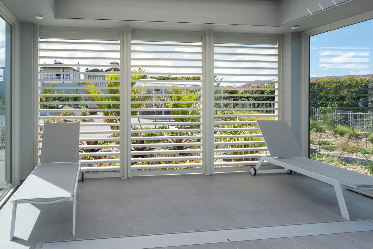 Motorised Hi-Span Louvres