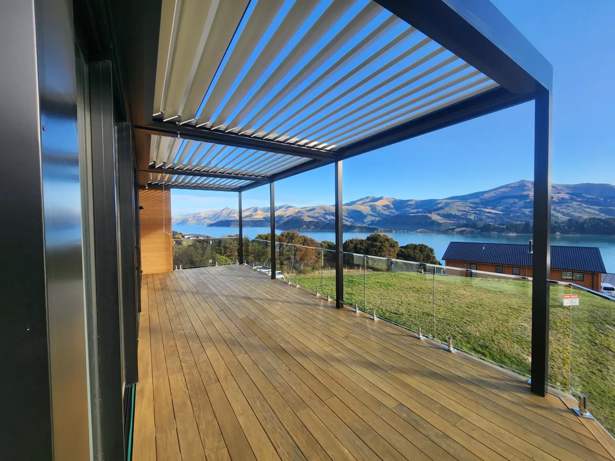 Opening Roofs at Akaroa NZ, by Louvretec Canterbury