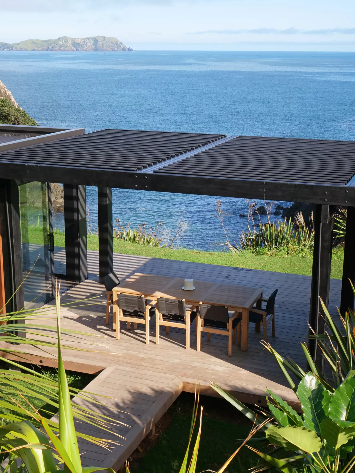 Opening Roofs connecting two pods to create a Tiny Home with a big view.