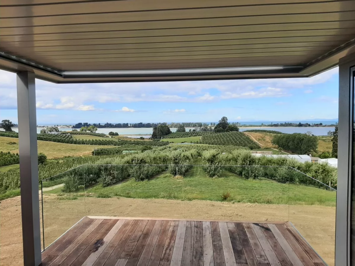 Motorised Opening Roof by Louvretec Nelson