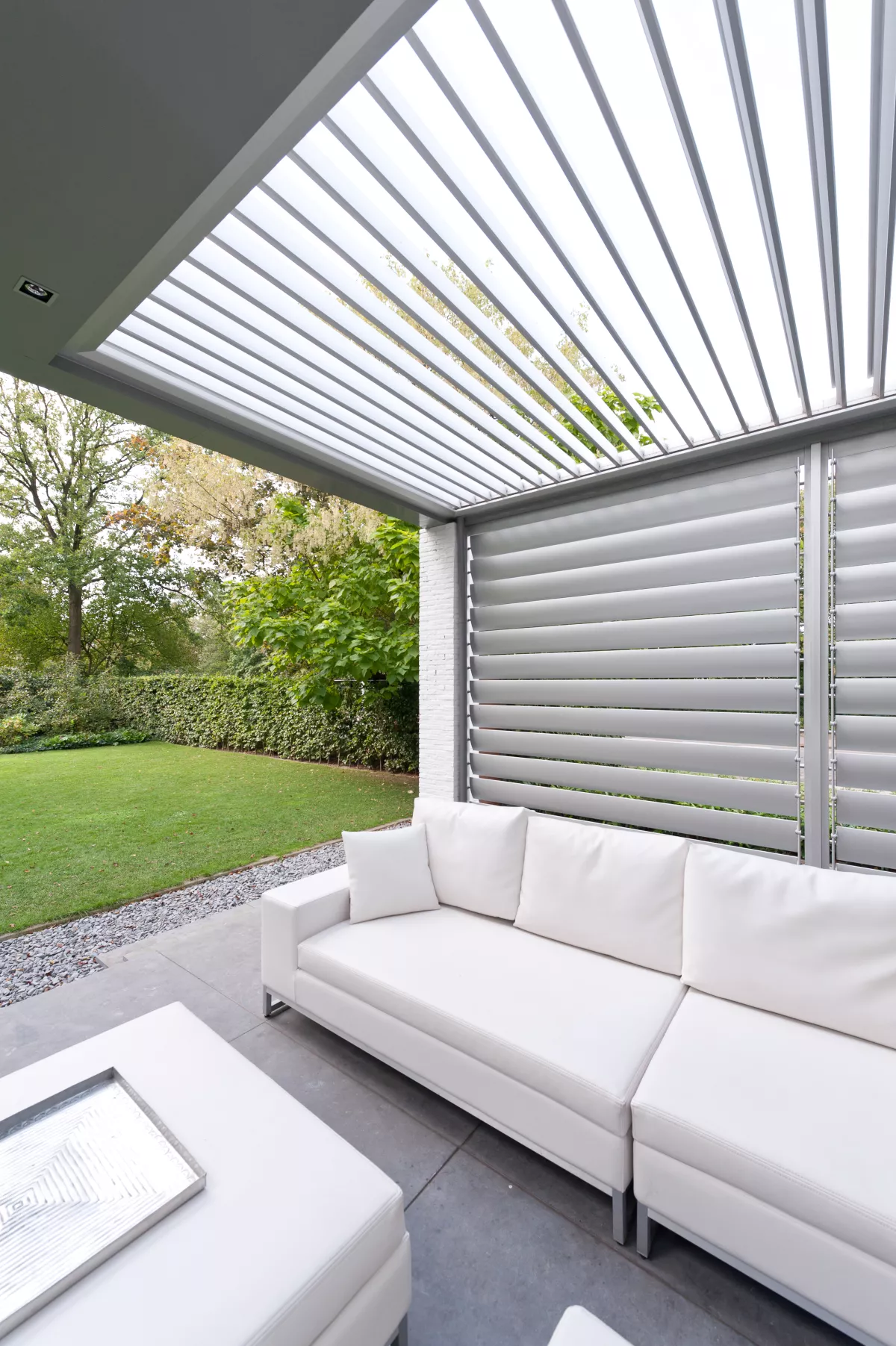 Opening Roof & Shutters creating an Outdoor Room