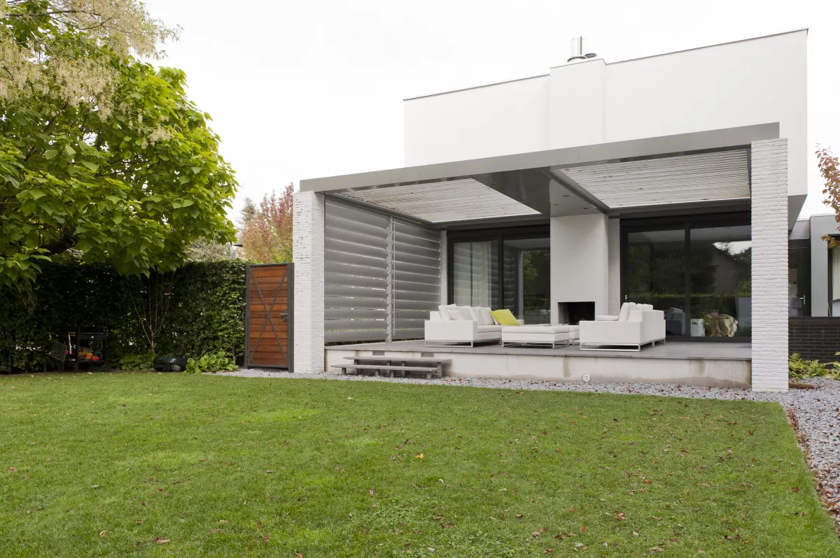 Opening Roof & Shutters creating an Outdoor Room