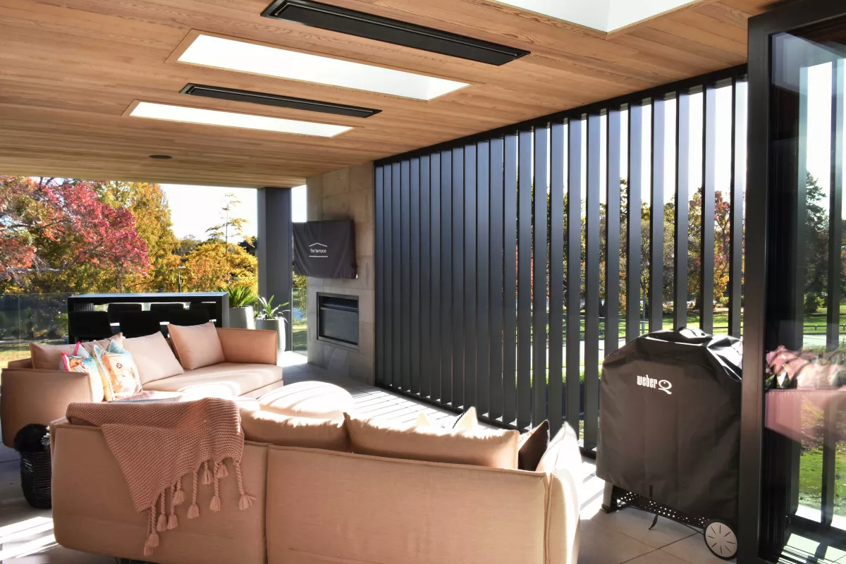 Motorised Vertical Louvres by Louvretec Manawatu