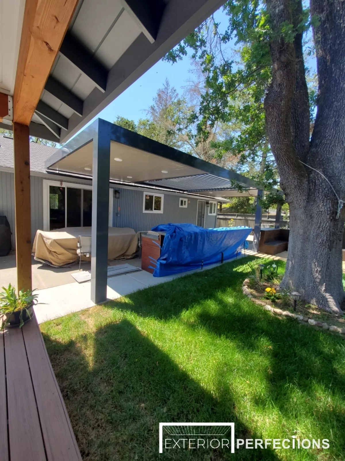 Opening Roof by Exterior Perfections|Louvretec Sacramento and Bay Area