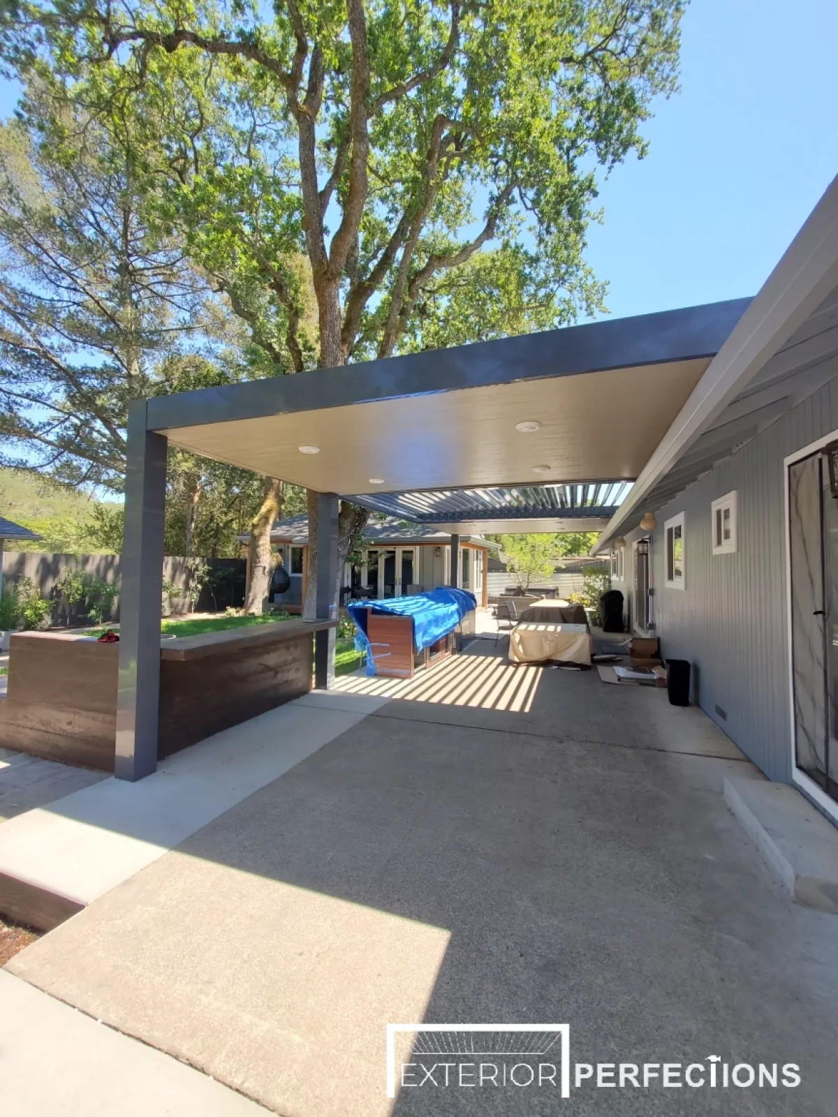 Opening Roof by Exterior Perfections|Louvretec Sacramento and Bay Area