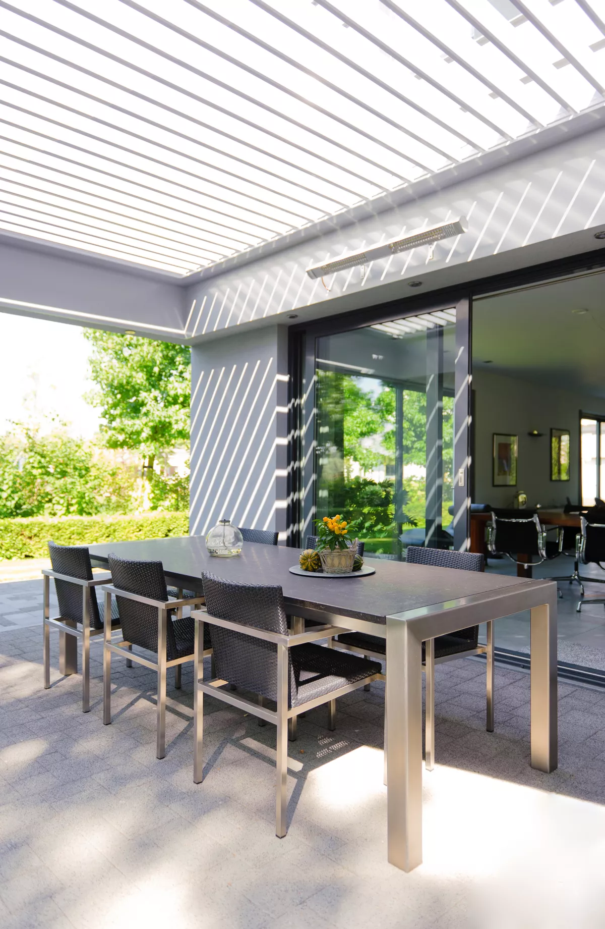 Motorised, Louvretec Opening Roof 