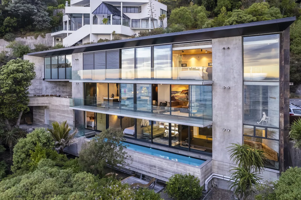 Coastal Sliding Shutters, by Louvretec Canterbury