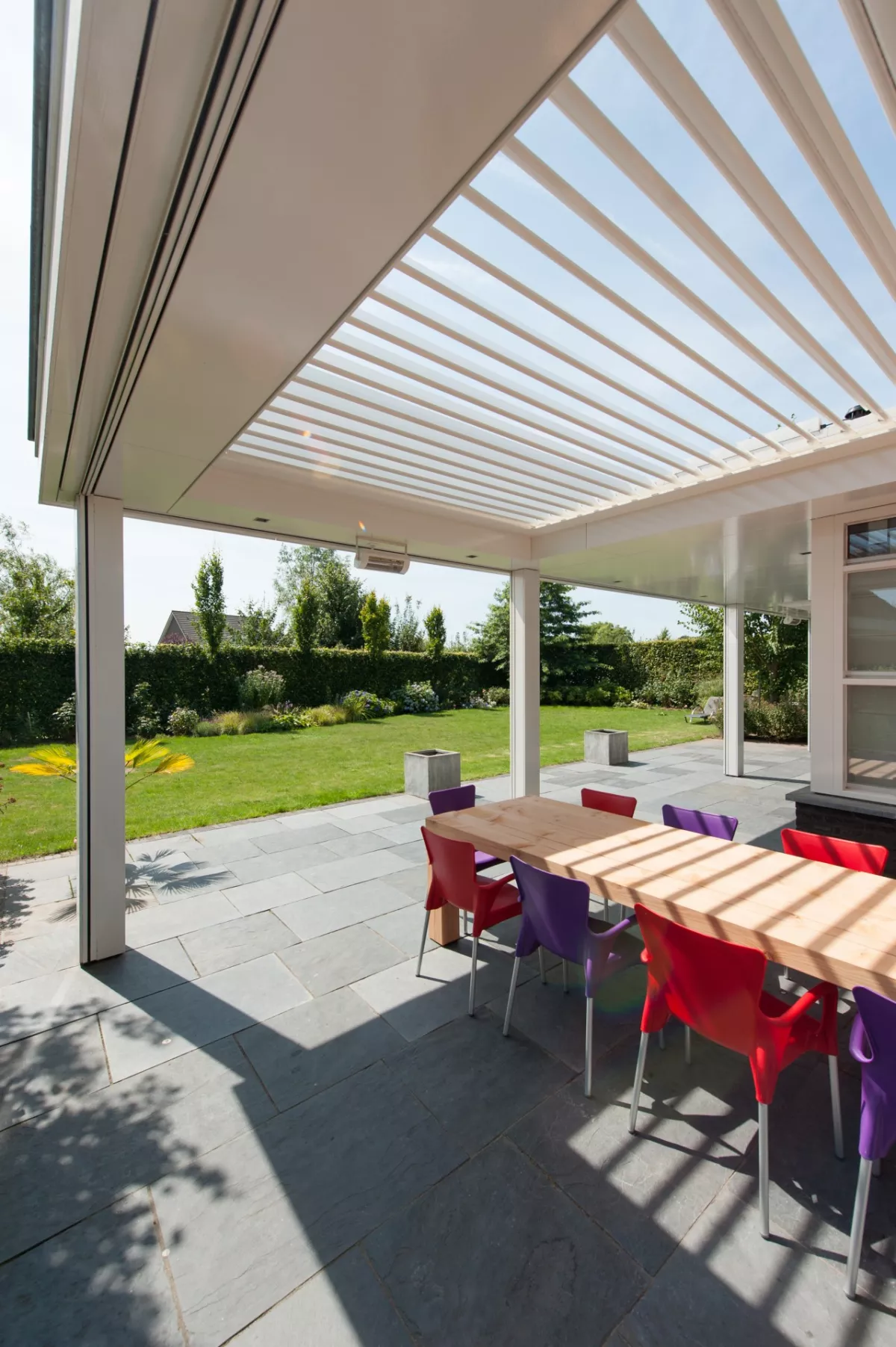 Motorised Roof and Mesh Outdoor Blinds