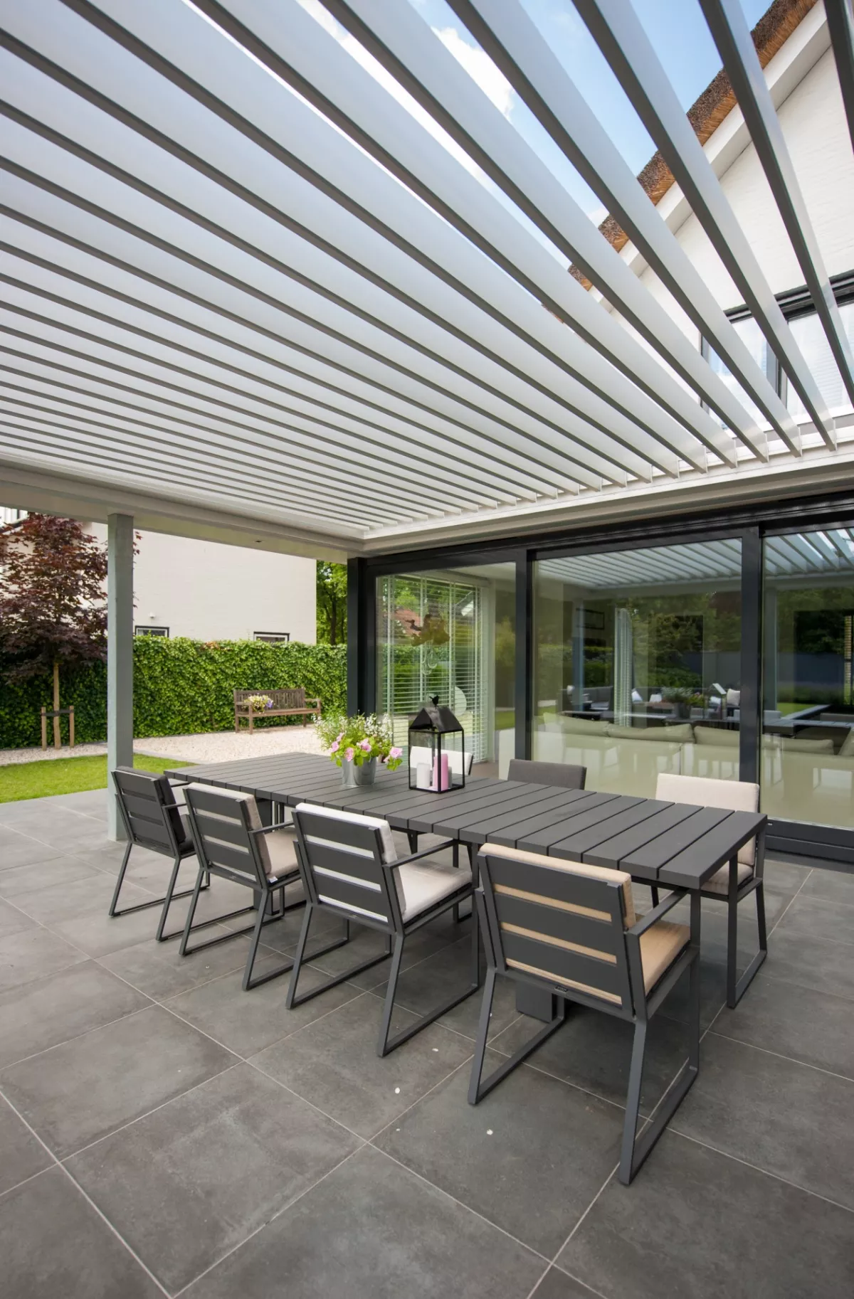 Motorised, Louvretec Opening Roof 
