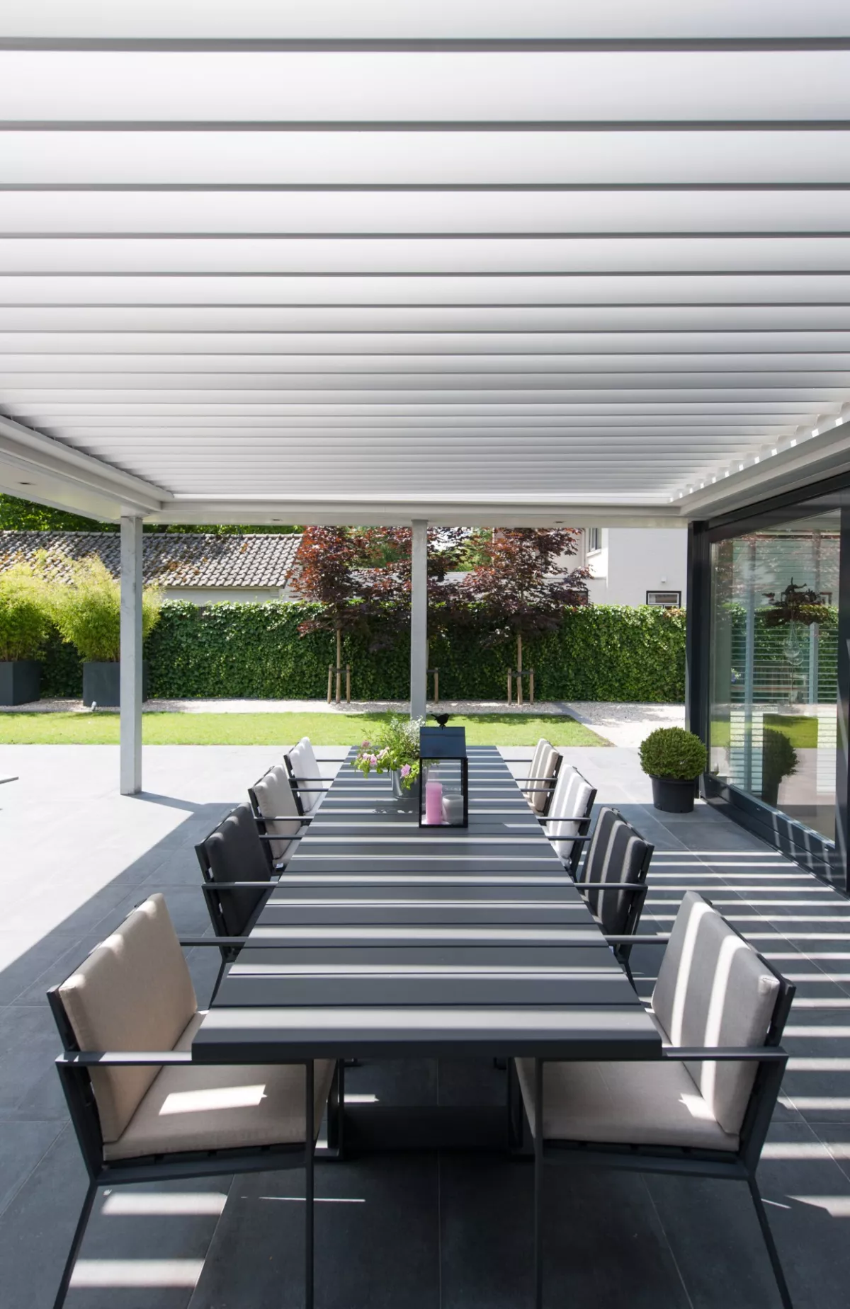 Motorised, Louvretec Opening Roof 